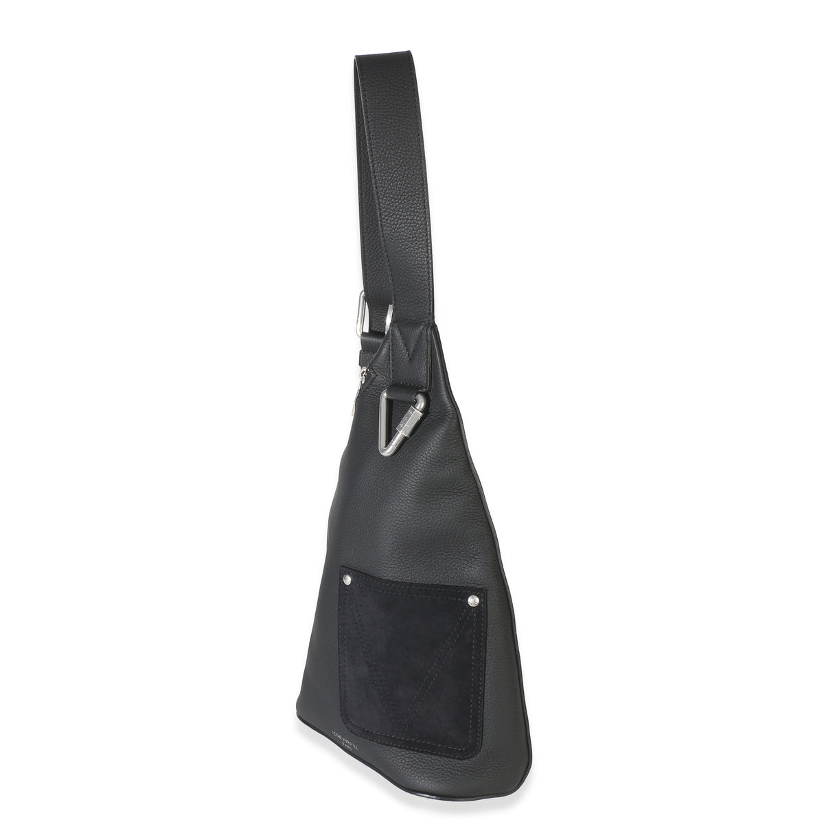Louis Vuitton Black LV Touch Calfskin Delta Slingbag Handbag sv
