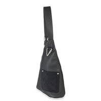 Louis Vuitton Black LV Touch Calfskin Delta Slingbag Handbag sv