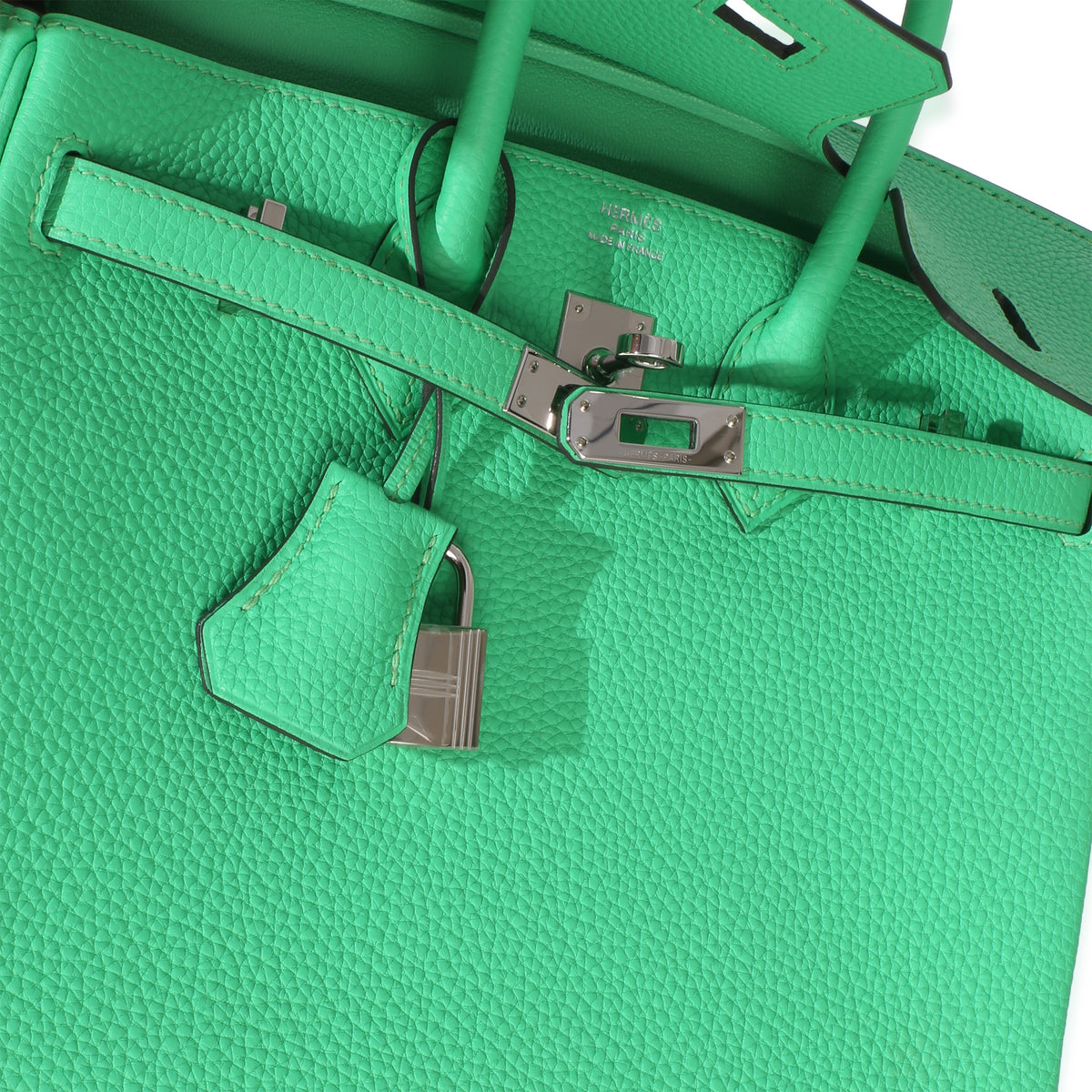Hermès Vert Comics Togo Birkin 25 PHW Handbag ad1