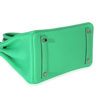 Hermès Vert Comics Togo Birkin 25 PHW Handbag clasp