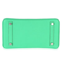 Hermès Vert Comics Togo Birkin 25 PHW Handbag stamp