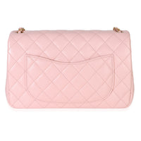 Chanel Pink Quilted Lambskin Small CC Crush Flap Bag Handbag bv