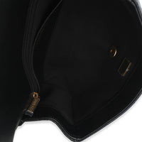 Chanel Black Quilted Caviar Coco First Flap Handbag Handbag ad1