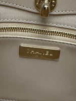 Chanel Beige Shiny Crumpled Quilted Calfskin Mini 31 Shopping Bag Handbag ad3
