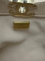 Chanel Beige Shiny Crumpled Quilted Calfskin Mini 31 Shopping Bag Handbag ad4