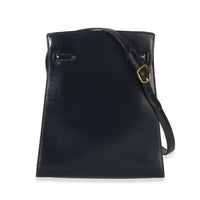 Hermès Bleu Marine Box Kelly Sport 20 PM Handbag bv