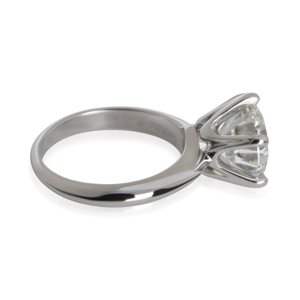 Tiffany & Co. 3.56 ct Round Brilliant Diamond Engagement Ring sv