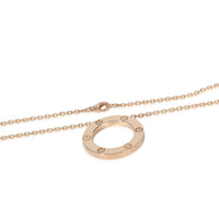 Cartier Rose Gold Diamond Love Pendant sv
