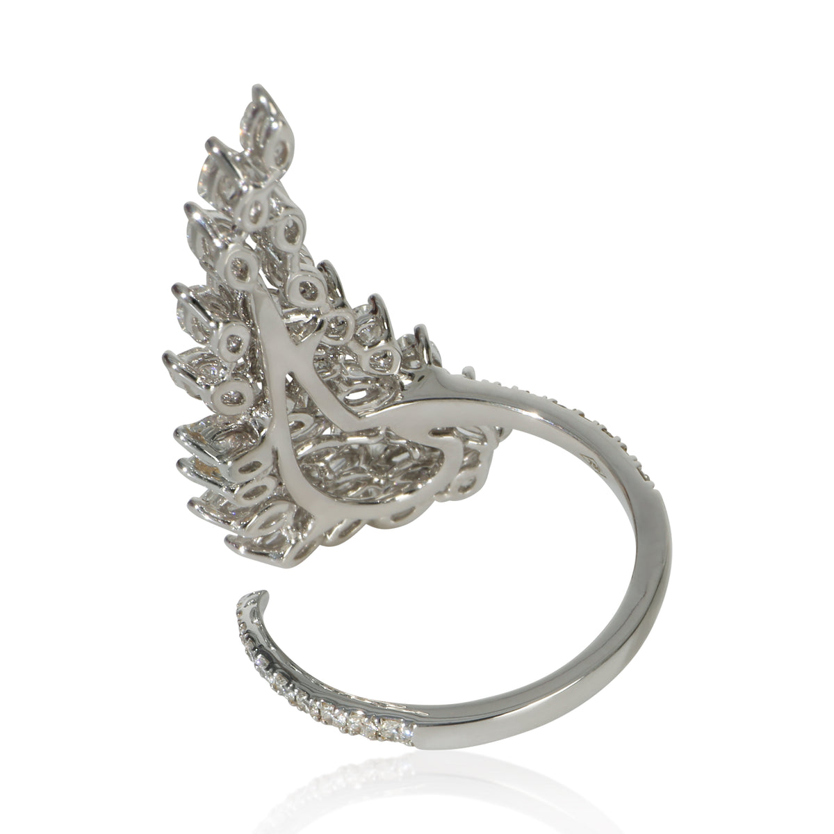 Messika White Gold Diamond Angel Wing Ring av