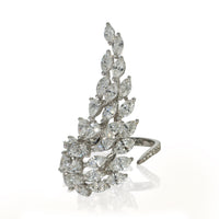 Messika White Gold Diamond Angel Wing Ring sv