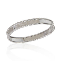 Van Cleef & Arpels White Gold  Signature Perlee Bracelet av