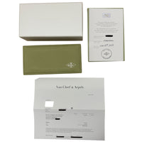 Van Cleef & Arpels Yellow Gold Diamond Vintage Alhambra Bracelet box