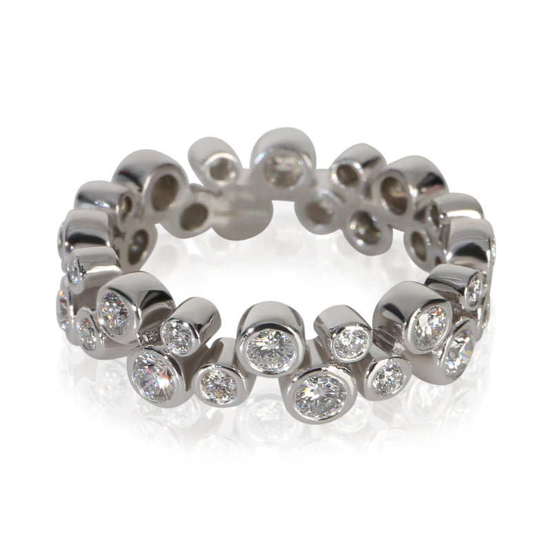 Tiffany & Co. Platinum Diamond Bubbles Band fv