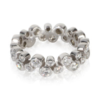 Tiffany & Co. Platinum Diamond Bubbles Band pv