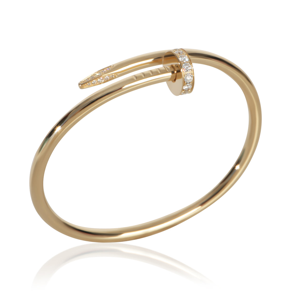 Cartier Yellow Gold Diamond Juste Un Clou Bracelet av
