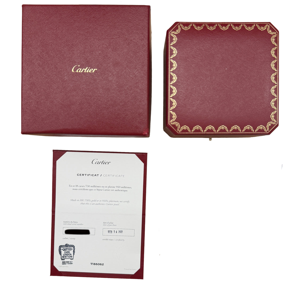 Cartier Yellow Gold Diamond Juste Un Clou Bracelet box