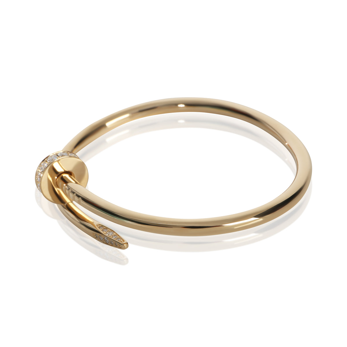 Cartier Yellow Gold Diamond Juste Un Clou Bracelet sv