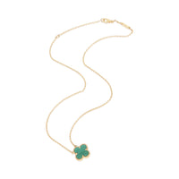 Van Cleef & Arpels Yellow Gold Malachite Vintage Alhambra Pendant bv