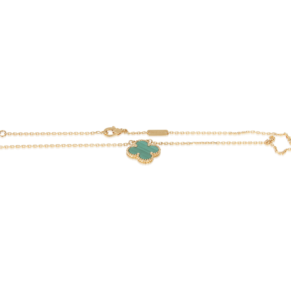 Van Cleef & Arpels Yellow Gold Malachite Vintage Alhambra Pendant pv