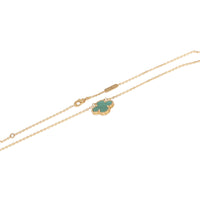 Van Cleef & Arpels Yellow Gold Malachite Vintage Alhambra Pendant sv