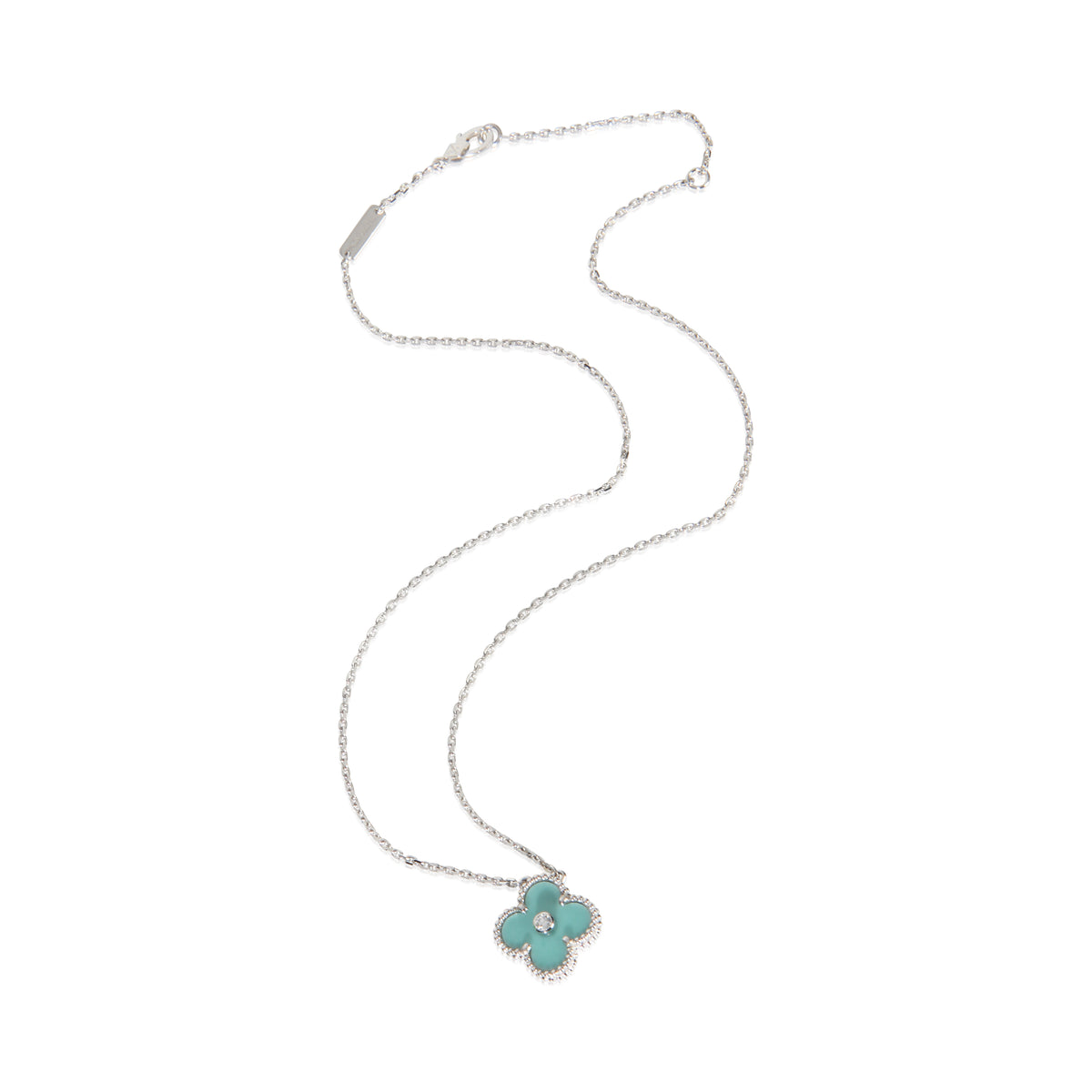Van Cleef & Arpels White Gold Diamond 2022 Limited Edition Pendant bv