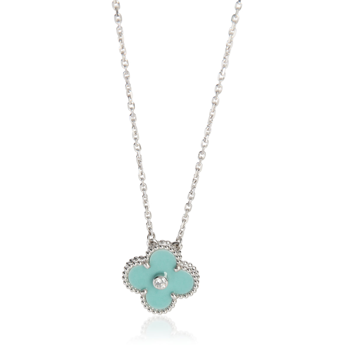 Van Cleef & Arpels White Gold Diamond 2022 Limited Edition Pendant fv