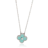 Van Cleef & Arpels White Gold Diamond 2022 Limited Edition Pendant fv