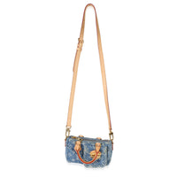 Louis Vuitton Blue Monogram Denim Nano Speedy Handbag av