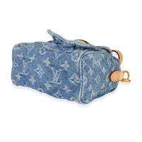 Louis Vuitton Blue Monogram Denim Nano Speedy Handbag box