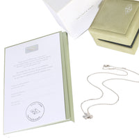 Van Cleef & Arpels White Gold Diamond Mini Frivole Pendant box
