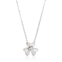 Van Cleef & Arpels White Gold Diamond Mini Frivole Pendant fv