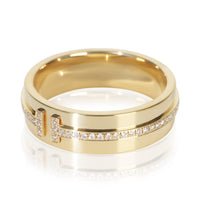 Tiffany & Co. Yellow Gold Diamond Tiffany T Wide Ring sv
