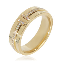 Tiffany & Co. Yellow Gold Diamond Tiffany T Wide Ring bv
