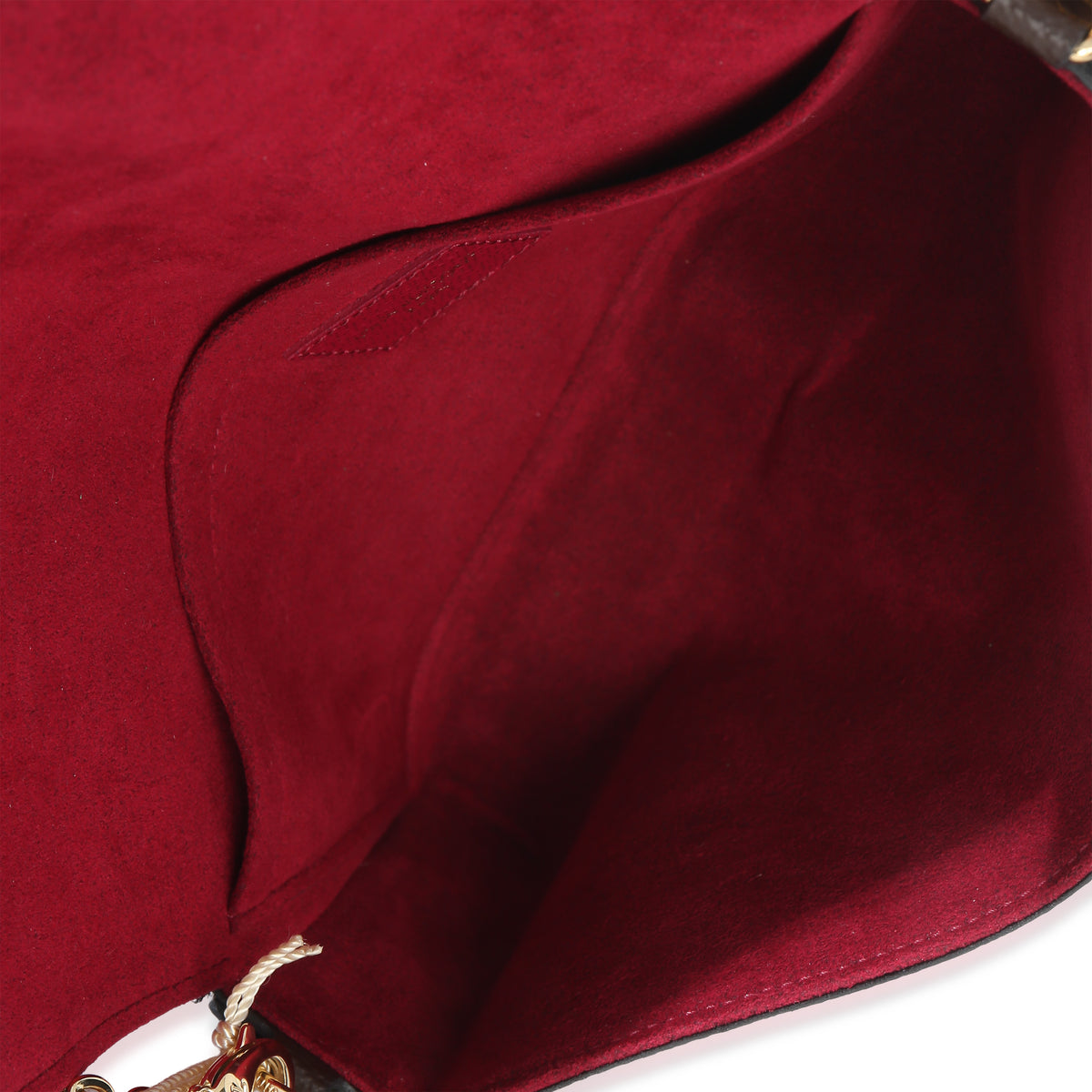 Louis Vuitton Fuschia Monogram Canvas Felicie Pochette Handbag clasp