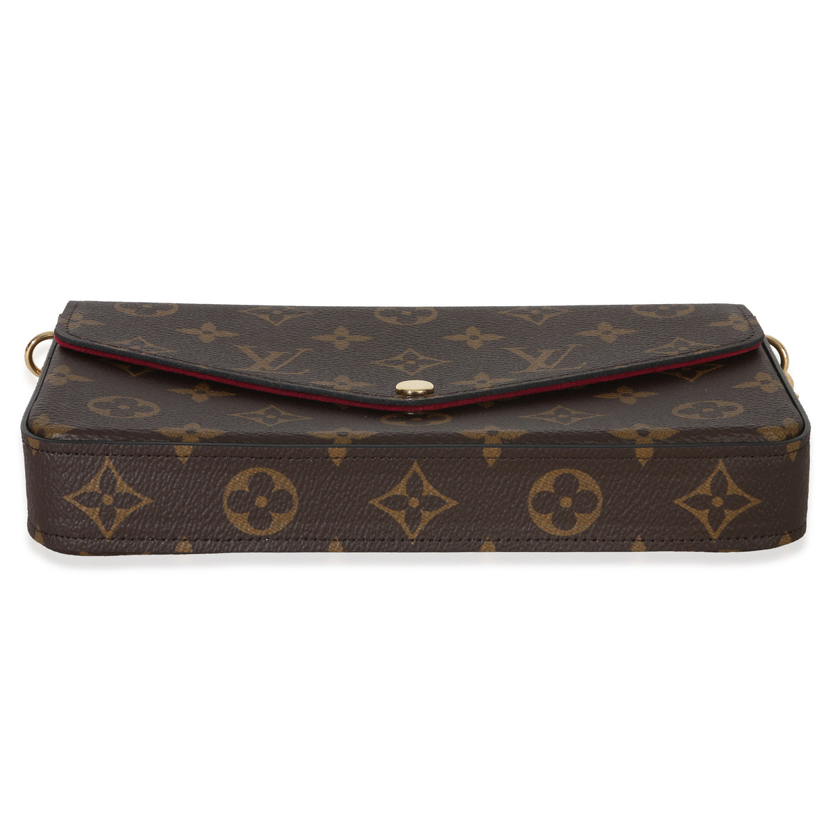 Louis Vuitton Fuschia Monogram Canvas Felicie Pochette Handbag stamp