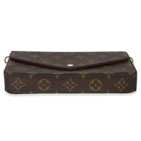 Louis Vuitton Fuschia Monogram Canvas Felicie Pochette Handbag stamp