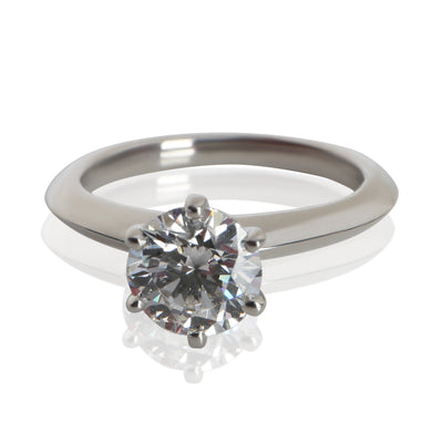 Tiffany & Co. 1.28 ct Round Brilliant Diamond Engagement Ring fv