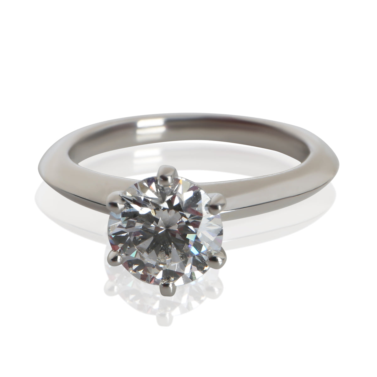 Tiffany & Co. 1.28 ct Round Brilliant Diamond Engagement Ring fv