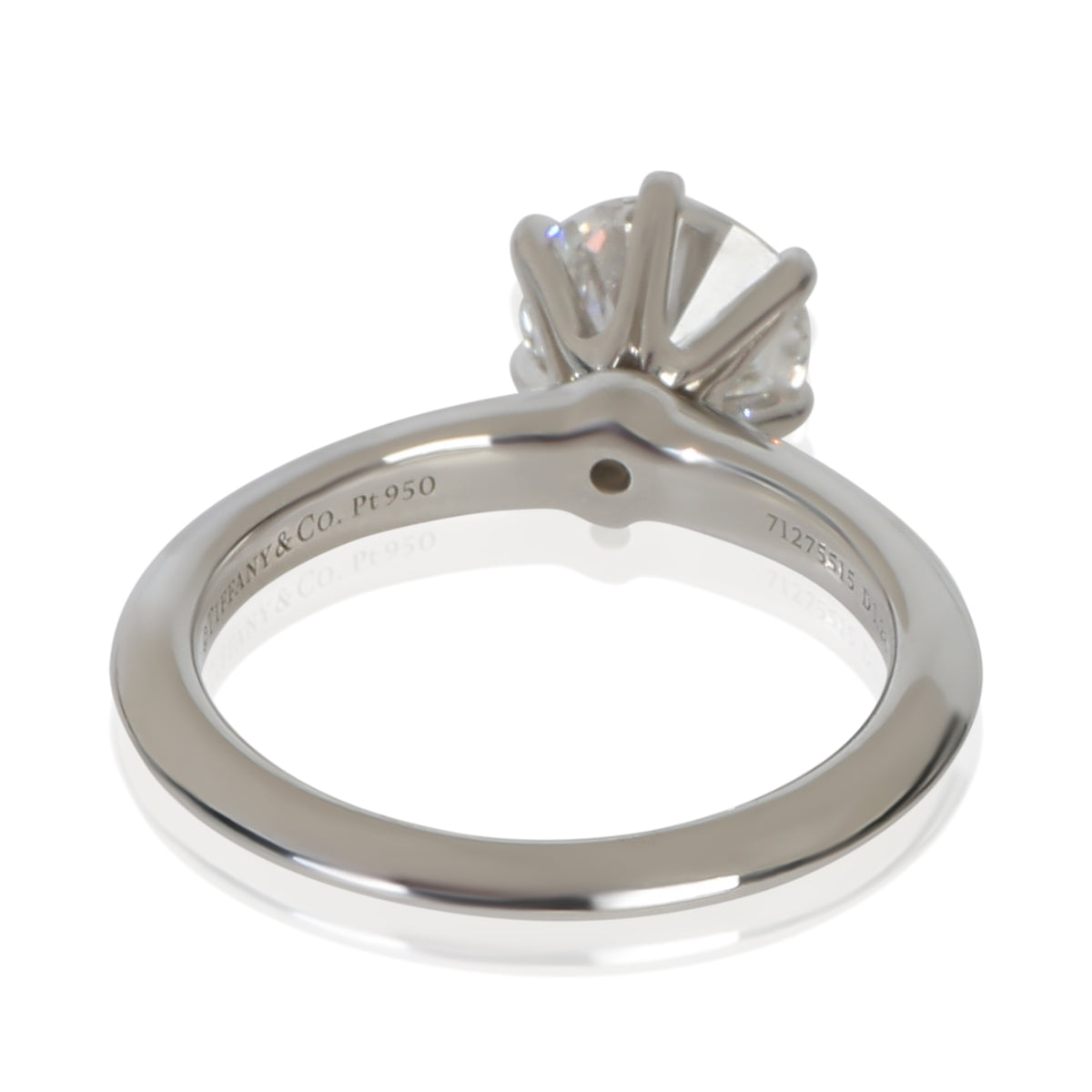 Tiffany & Co. 1.28 ct Round Brilliant Diamond Engagement Ring pv