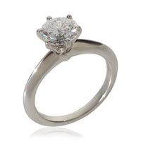 Tiffany & Co. 1.28 ct Round Brilliant Diamond Engagement Ring clasp