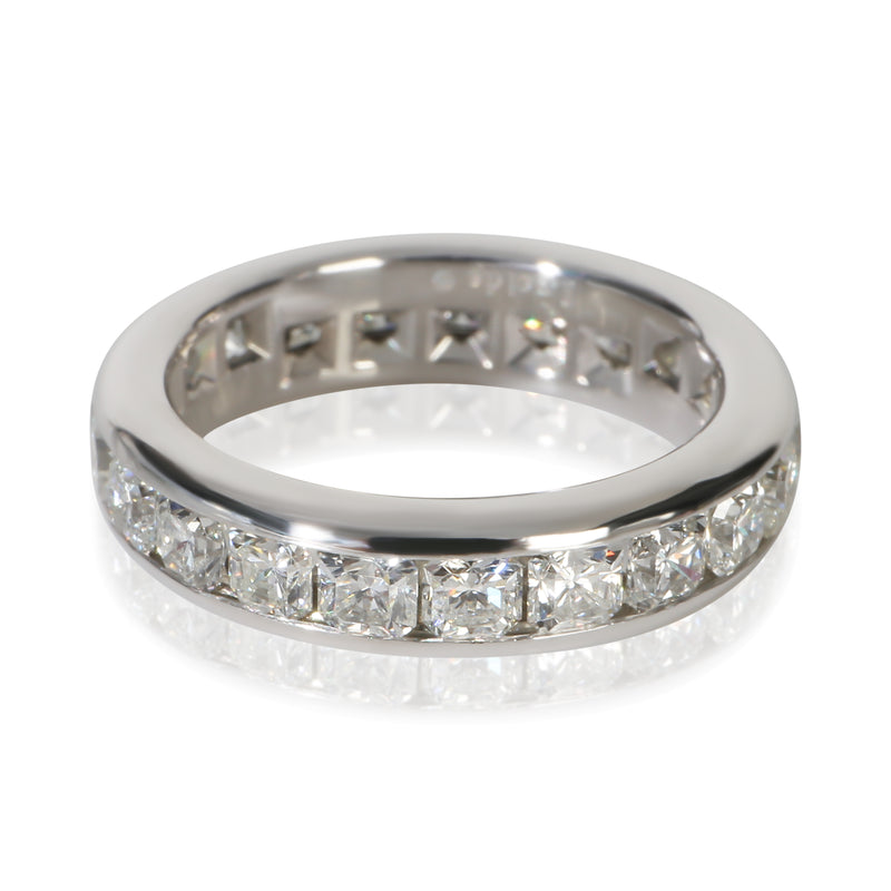 Tiffany & Co. Platinum Diamond Lucida Eternity Band fv