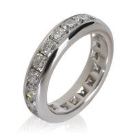Tiffany & Co. Platinum Diamond Lucida Eternity Band 4