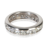 Tiffany & Co. Platinum Diamond Lucida Eternity Band 7
