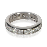 Tiffany & Co. Platinum Diamond Lucida Eternity Band 2