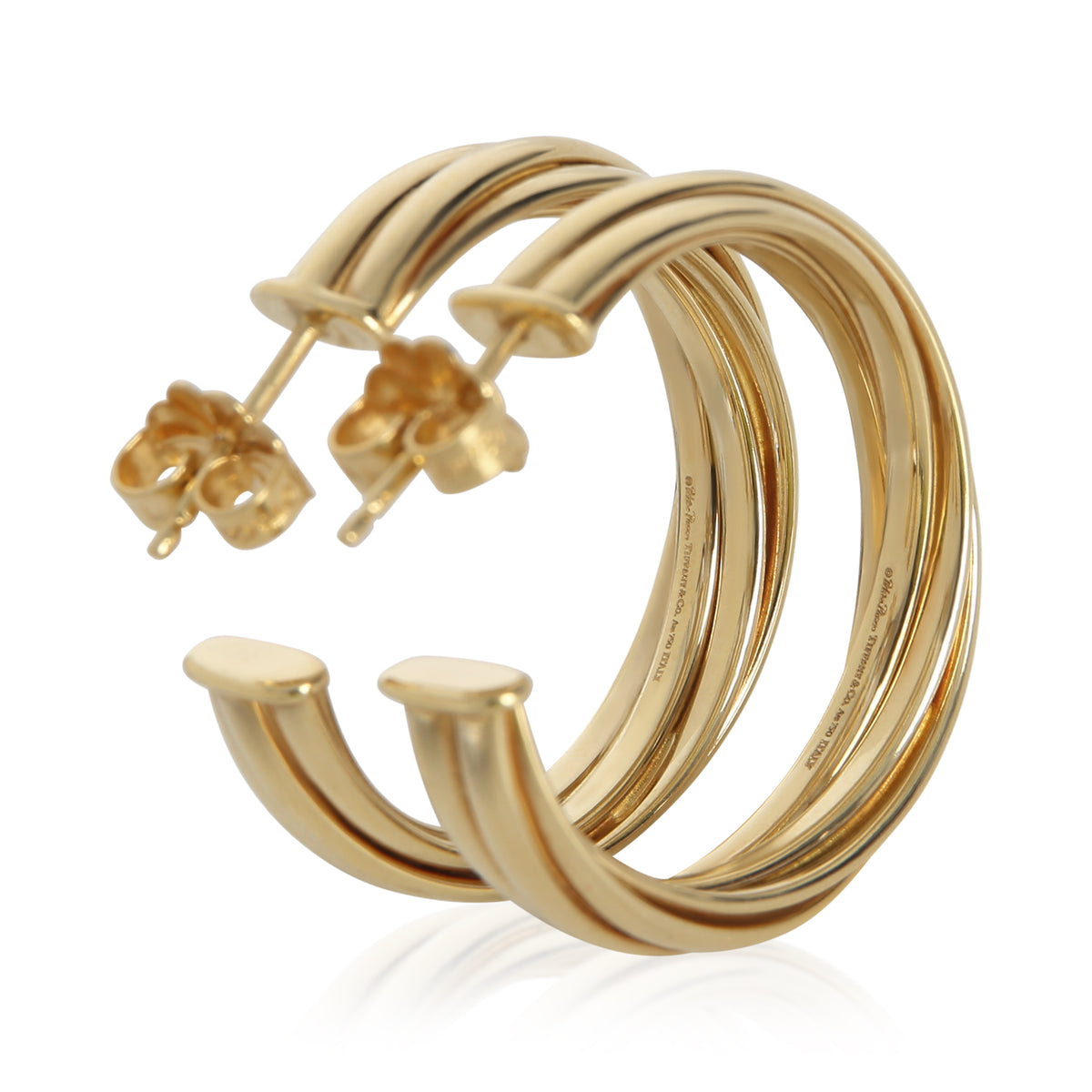 Tiffany & Co. Yellow Gold  Paloma Picasso Melody Earrings av