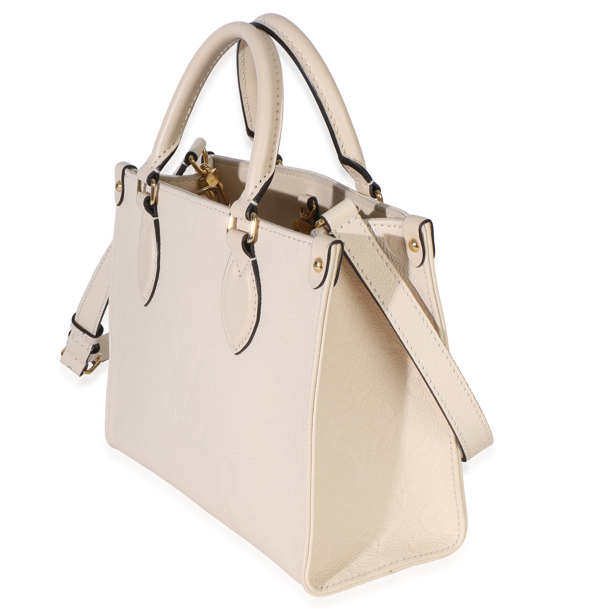 Louis Vuitton Cream Monogram Empreinte Giant Onthego BB Handbag 2