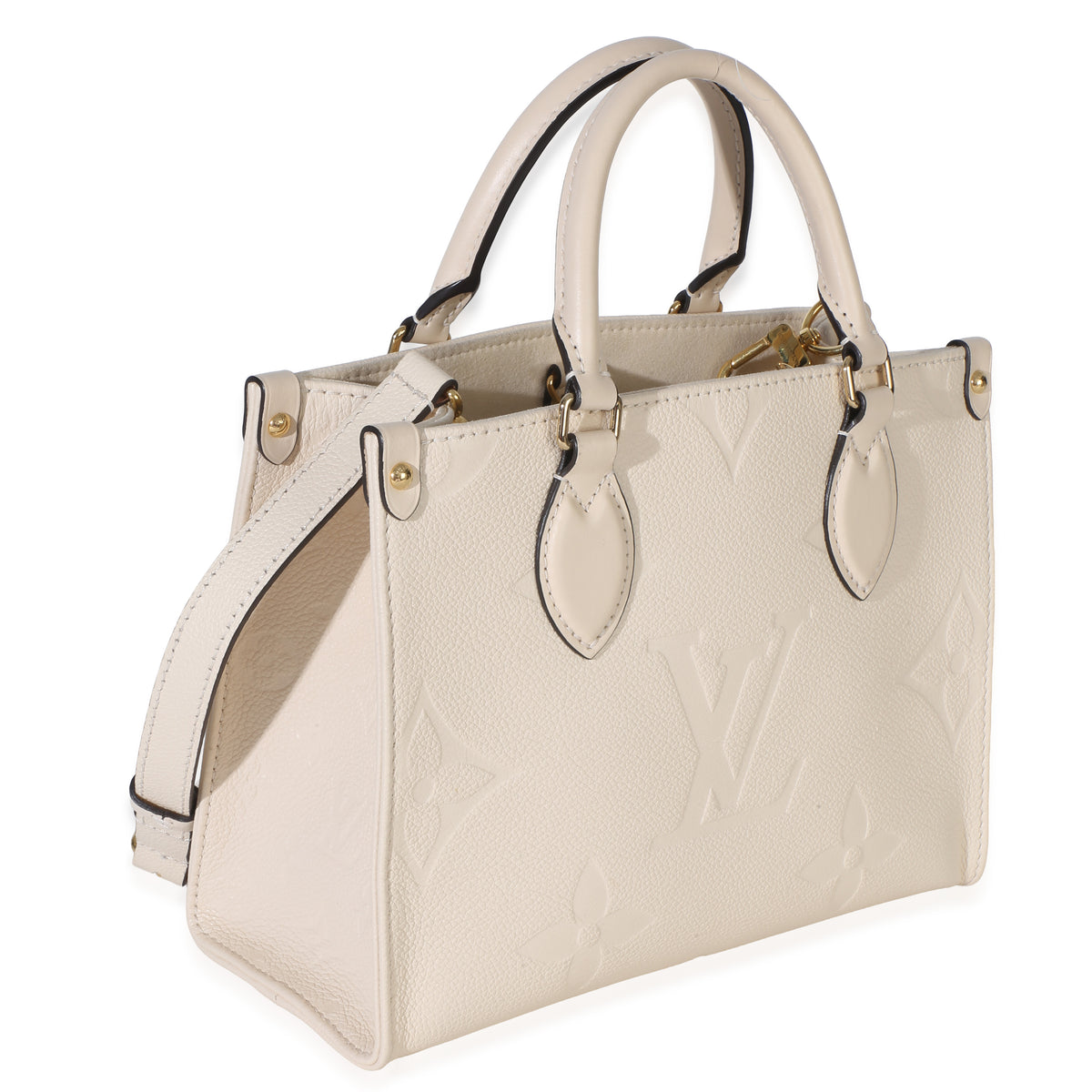 Louis Vuitton Cream Monogram Empreinte Giant Onthego BB Handbag 3
