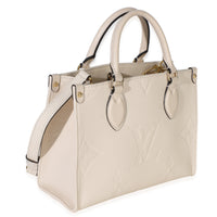 Louis Vuitton Cream Monogram Empreinte Giant Onthego BB Handbag 3