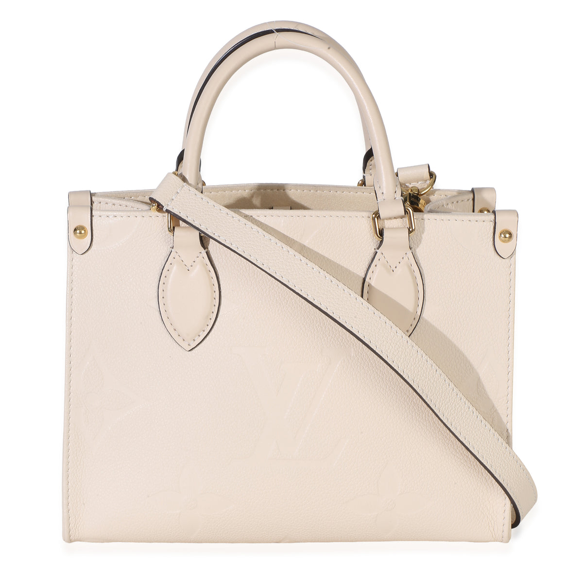 Louis Vuitton Cream Monogram Empreinte Giant Onthego BB Handbag 4