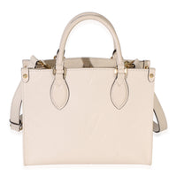 Louis Vuitton Cream Monogram Empreinte Giant Onthego BB Handbag fv